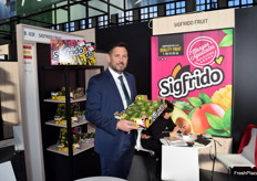 Sigfrido Molina, gerente de Sigfrido Fruit, Tasty Import para la comercialización de frutas BIO y Tierras de la Axarquía. La empresa continúa creciendo en la producción y comercialización de mango y aguacate, duplicando este año la superficie de su central de envasado.